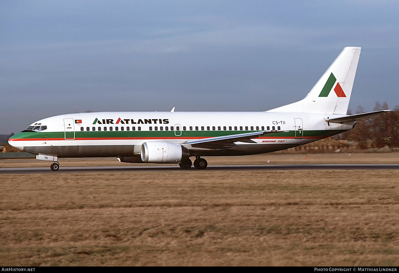 Aircraft Photo of CS-TII | Boeing 737-3Q8 | Air Atlantis | AirHistory.net #856004