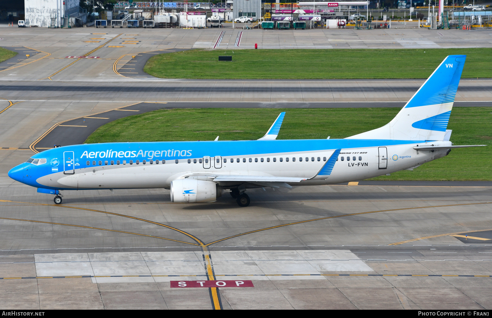 Aircraft Photo of LV-FVN | Boeing 737-8SH | Aerolíneas Argentinas | AirHistory.net #856094