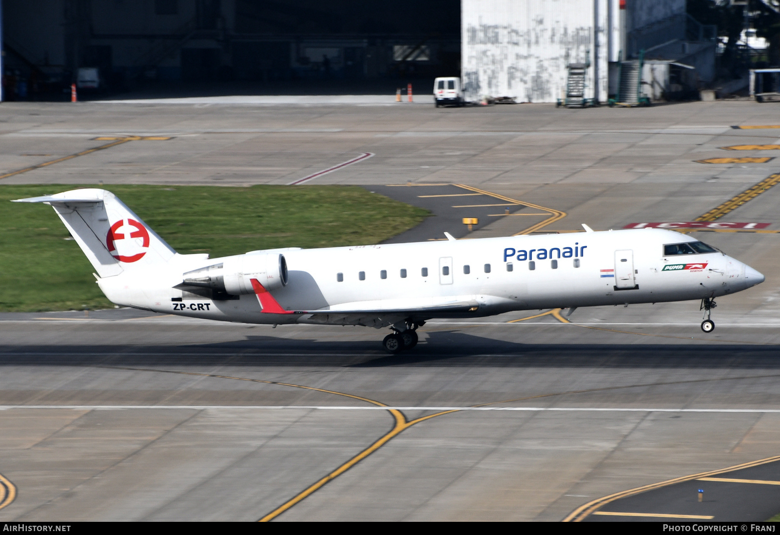 Aircraft Photo of ZP-CRT | Bombardier CRJ-200LR (CL-600-2B19) | Paranair | AirHistory.net #856209