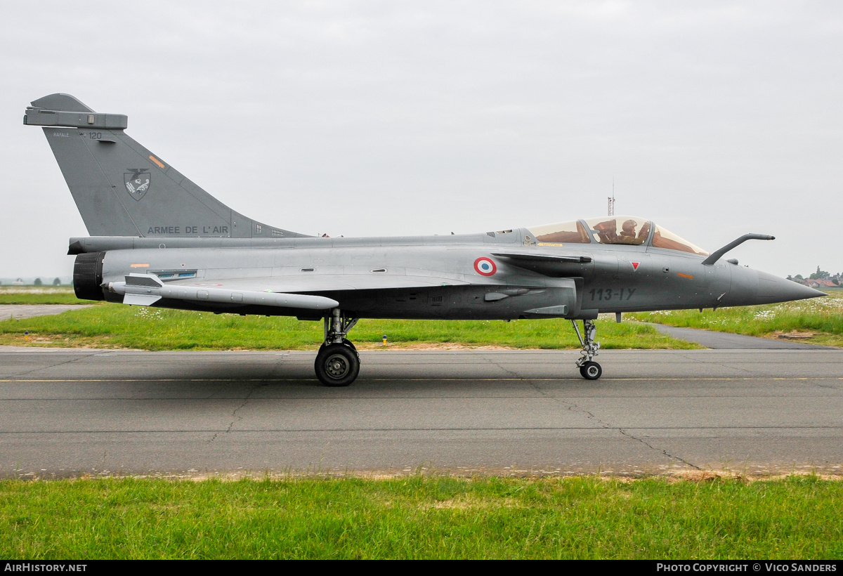 Aircraft Photo of 120 | Dassault Rafale C | France - Air Force | AirHistory.net #856274