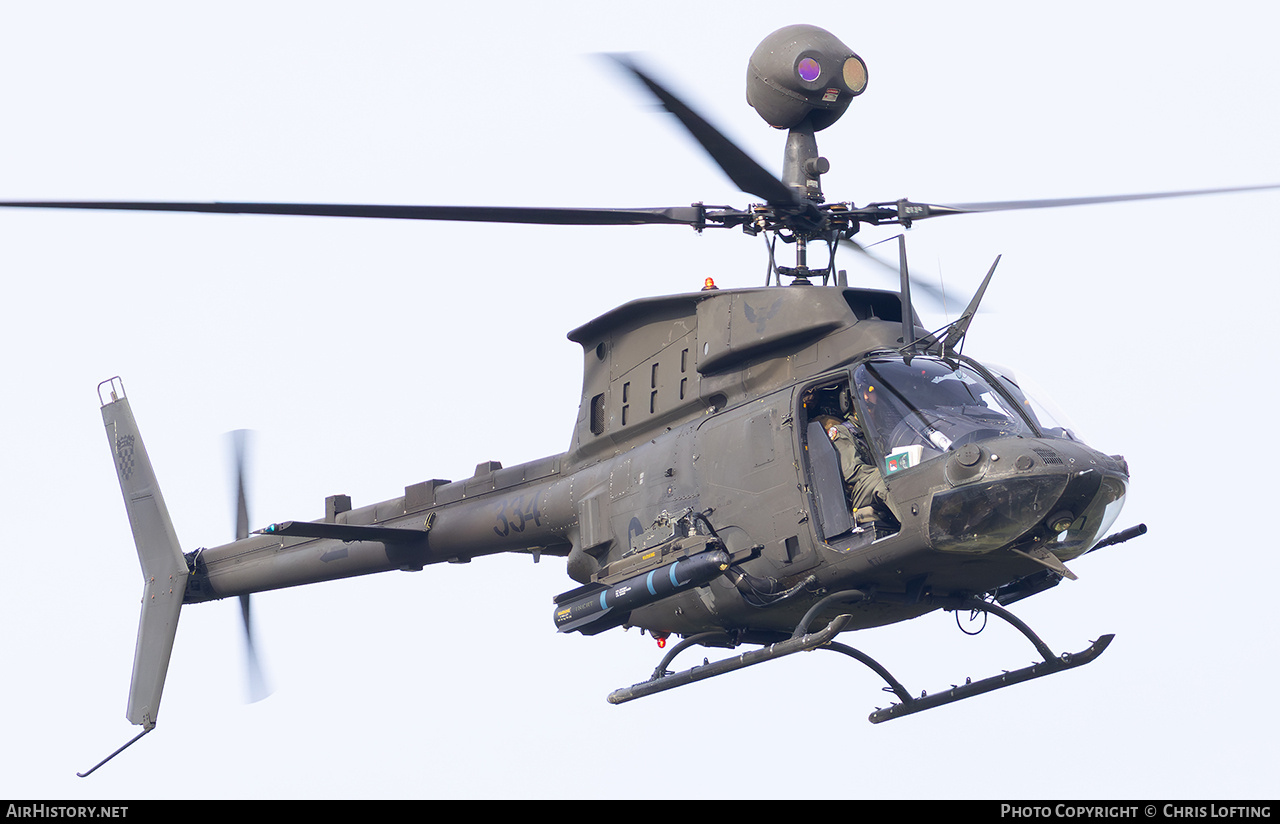 Aircraft Photo of 334 | Bell OH-58D Kiowa (406) | Croatia - Air Force | AirHistory.net #856350