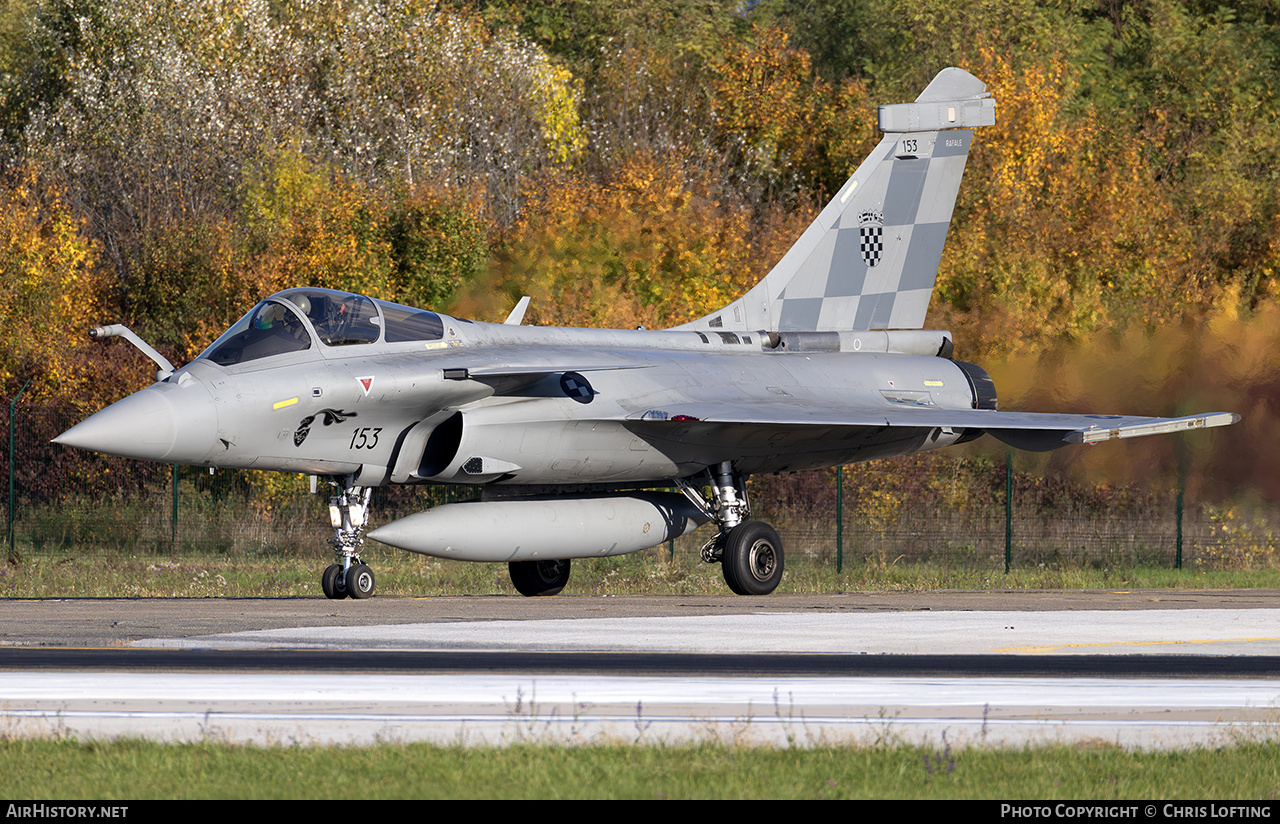 Aircraft Photo of 153 | Dassault Rafale C | Croatia - Air Force | AirHistory.net #856359