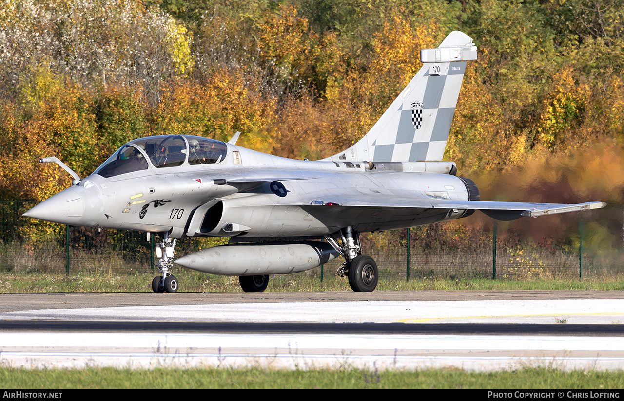Aircraft Photo of 170 | Dassault Rafale B | Croatia - Air Force | AirHistory.net #856364