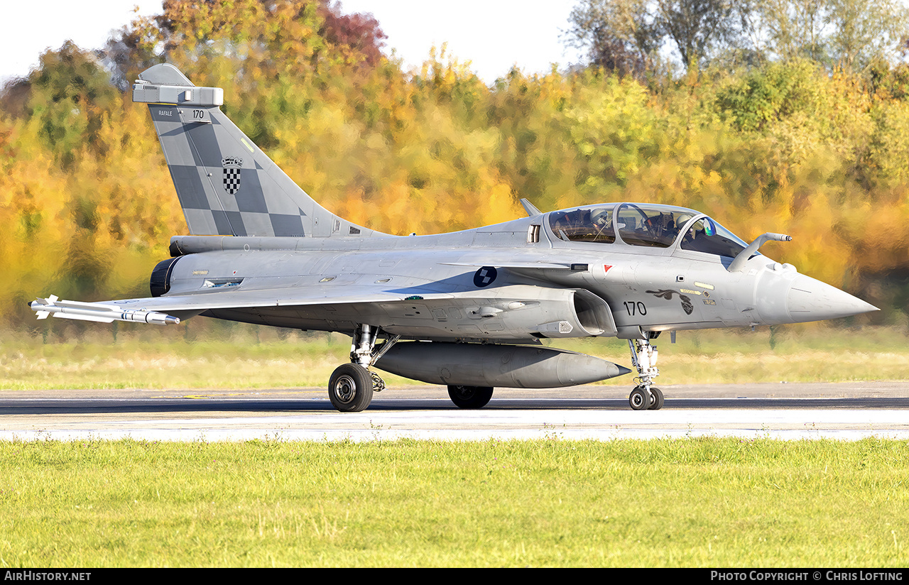 Aircraft Photo of 170 | Dassault Rafale B | Croatia - Air Force | AirHistory.net #856380