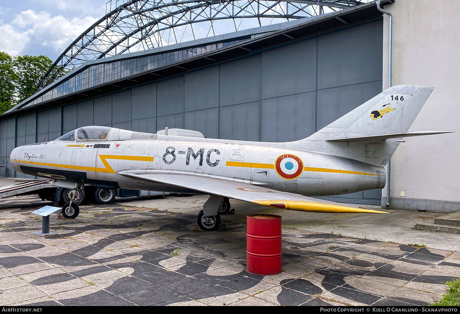 Aircraft Photo of 146 | Dassault MD-454 Mystere IVA | France - Air Force | AirHistory.net #856385
