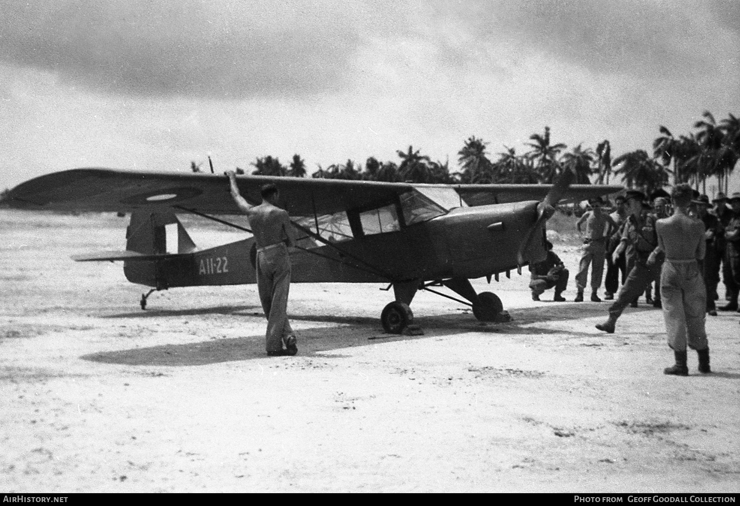 Aircraft Photo of A11-22 | Taylorcraft E Auster Mk3 | Australia - Air Force | AirHistory.net #856418