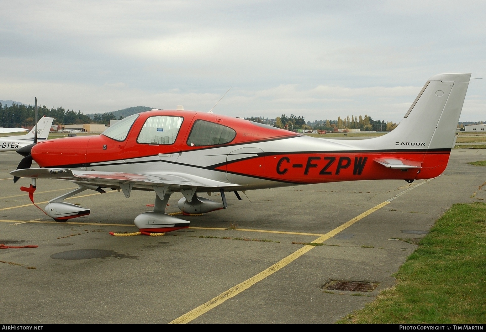 Aircraft Photo of C-FZPW | Cirrus SR-22T G5-GTS Carbon | AirHistory.net #856428