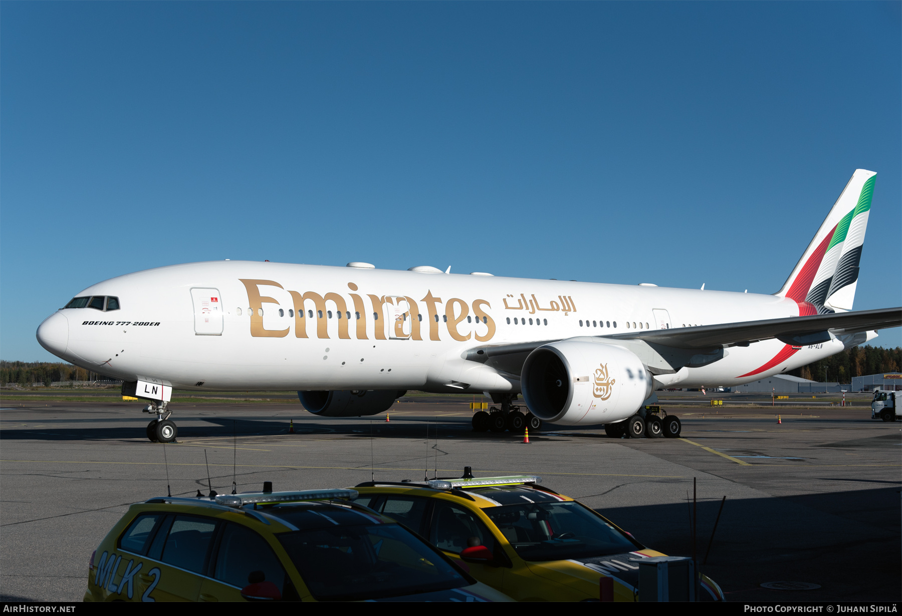 Aircraft Photo of A6-ALN | Boeing 777-2AN/ER | Emirates | AirHistory.net #856612
