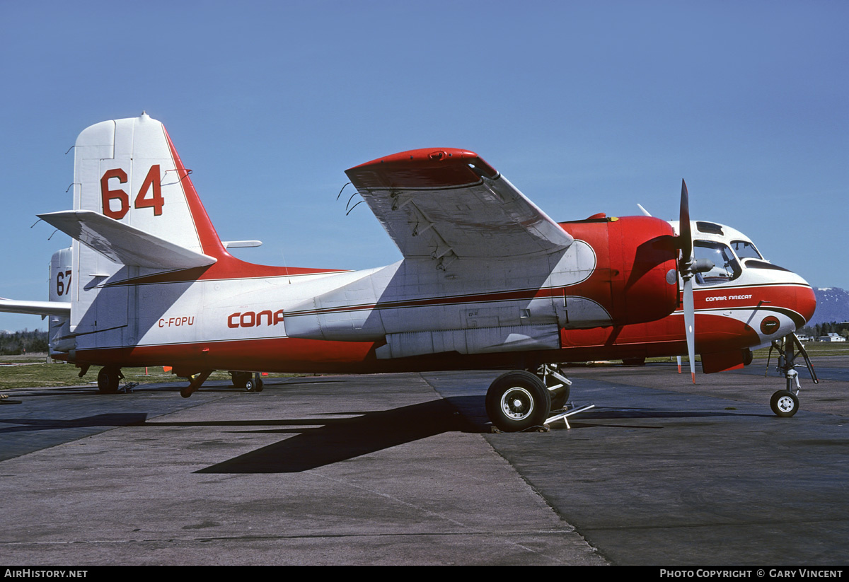 Aircraft Photo of C-FOPU | Conair CS2F Firecat | Conair Aviation | AirHistory.net #856697