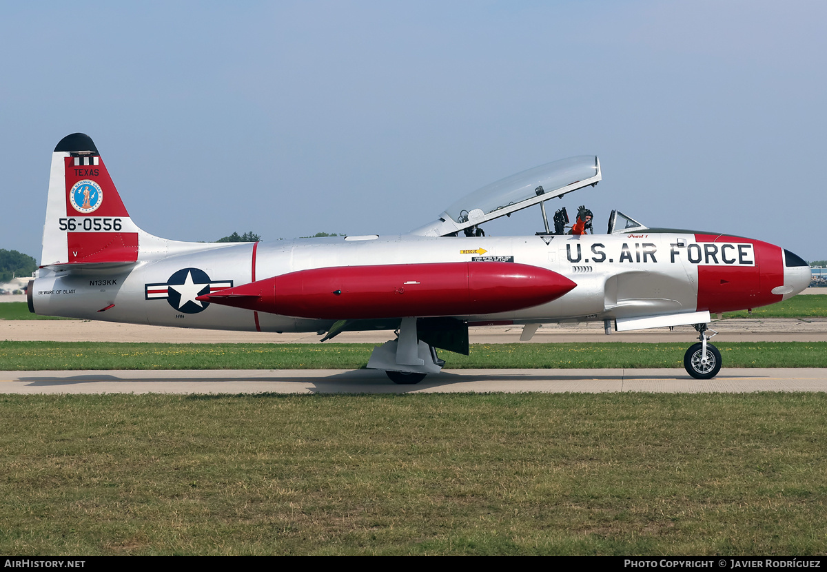 Aircraft Photo of N133KK / 56-0556 | Canadair T-33AN Silver Star 3 | USA - Air Force | AirHistory.net #856754