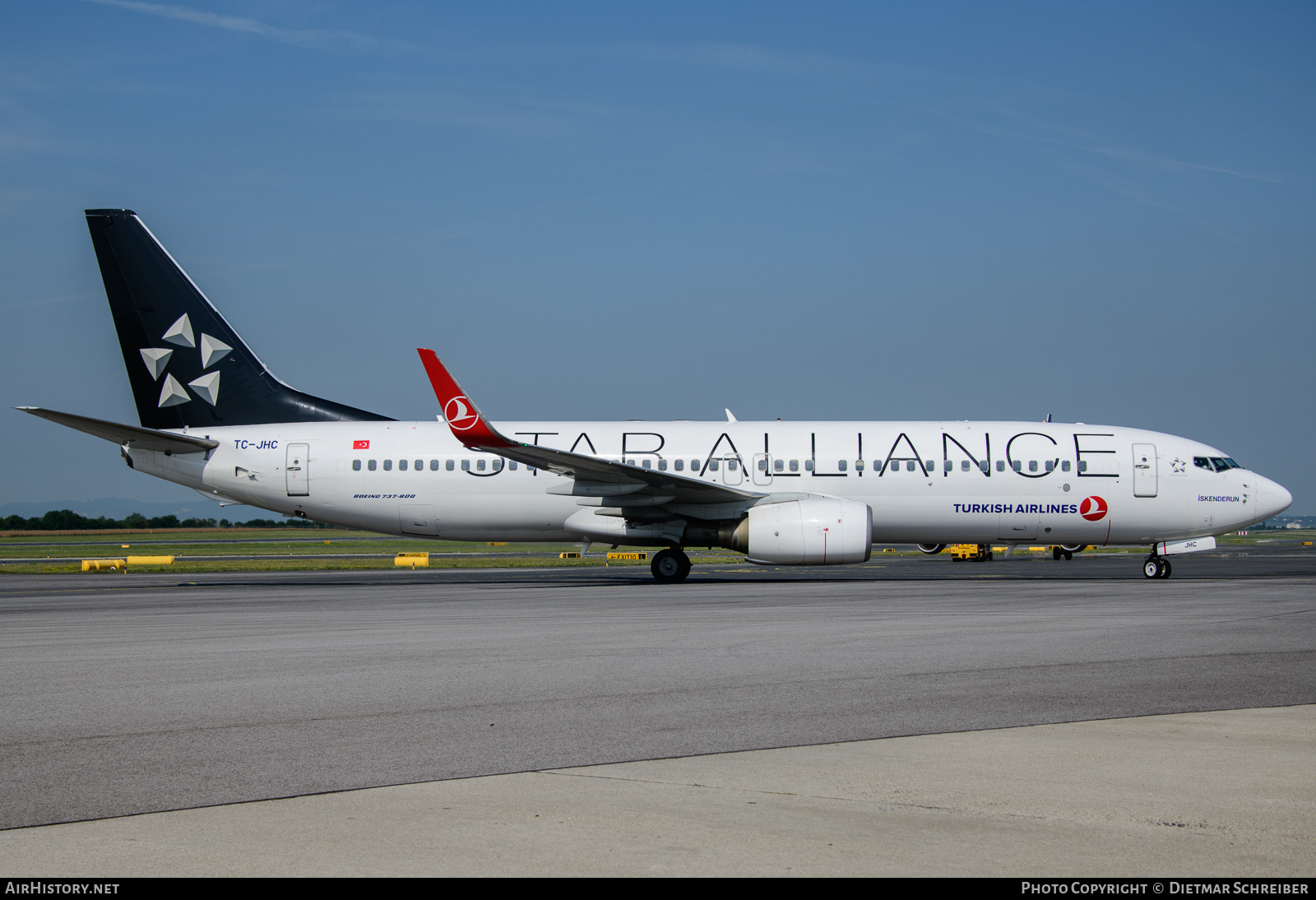Aircraft Photo of TC-JHC | Boeing 737-8F2 | Turkish Airlines | AirHistory.net #856783