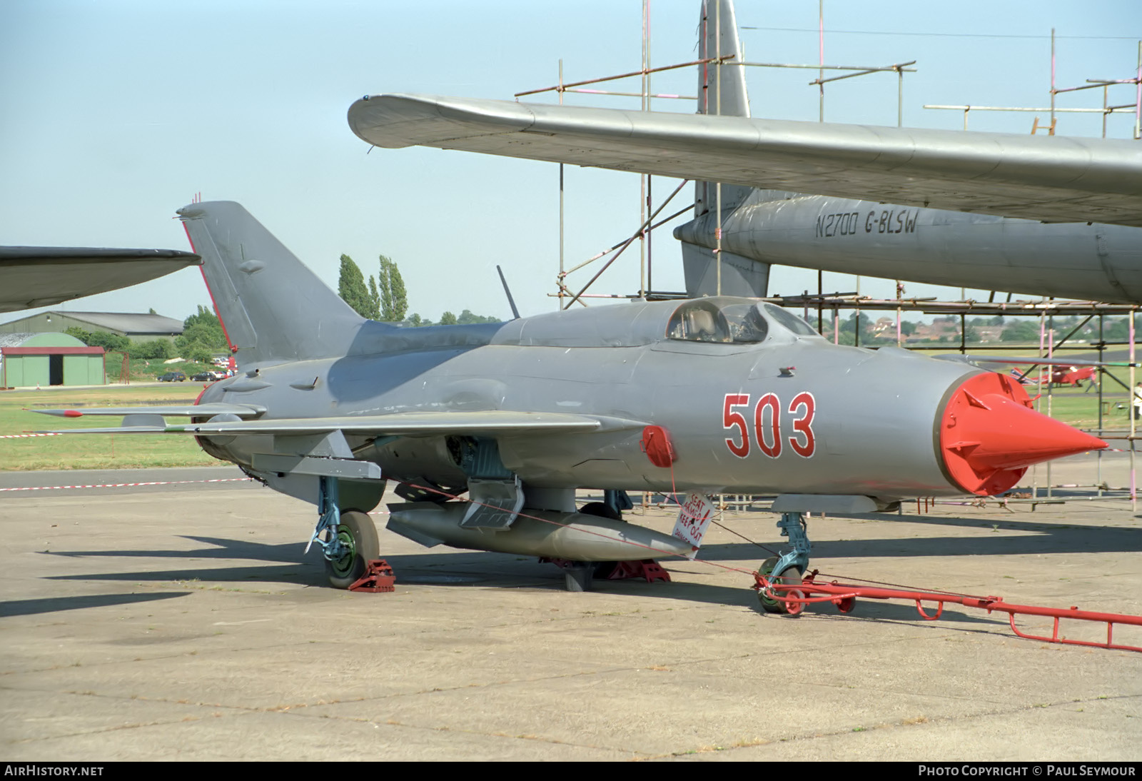 Aircraft Photo of G-BRAM / 503 | Mikoyan-Gurevich MiG-21PF | AirHistory.net #856943