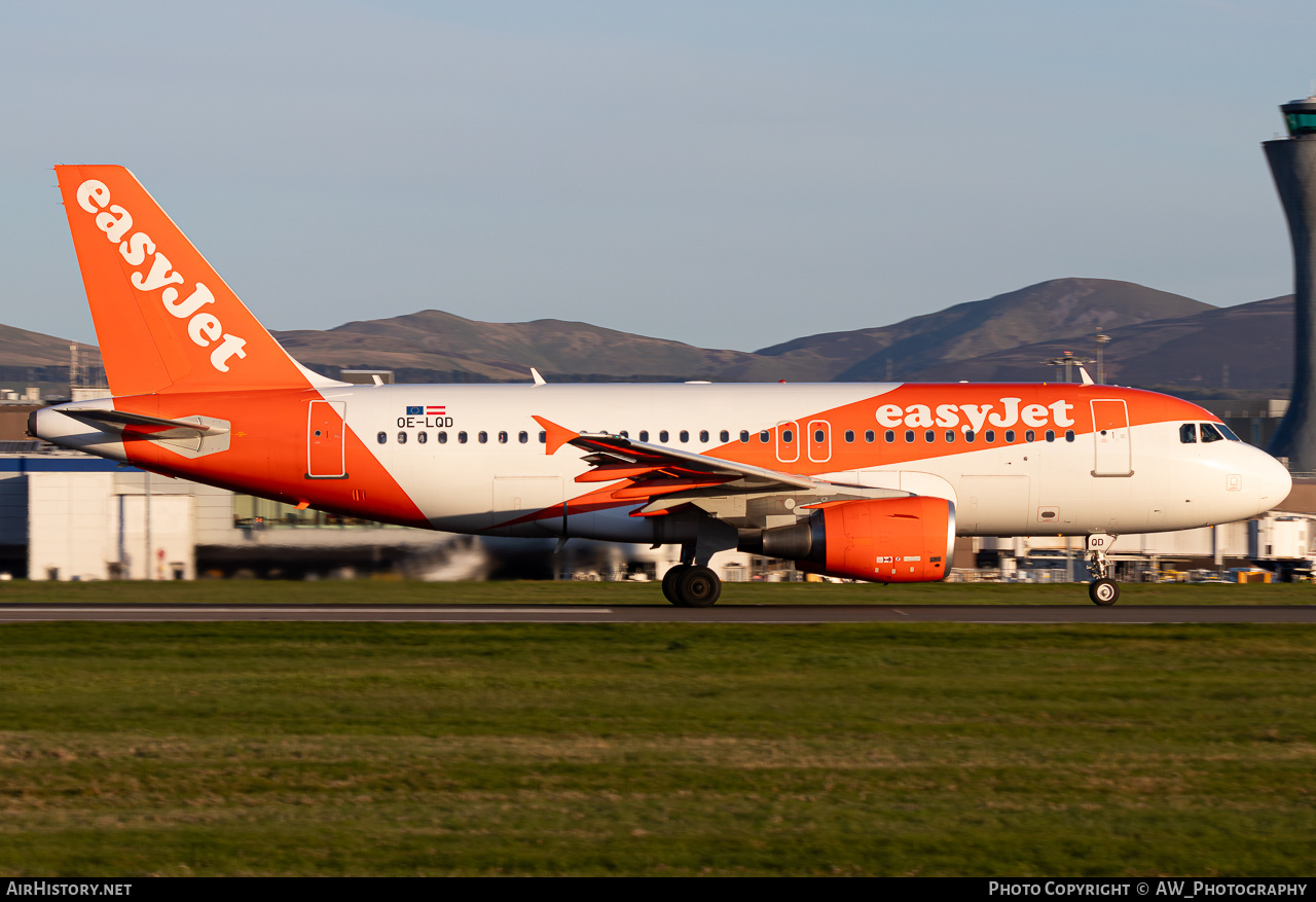 Aircraft Photo of OE-LQD | Airbus A319-111 | EasyJet | AirHistory.net #857015