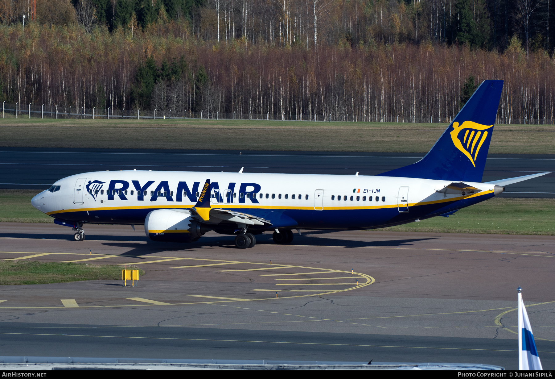 Aircraft Photo of EI-IJM | Boeing 737-8200 Max 200 | Ryanair | AirHistory.net #857030