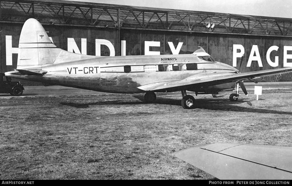 Aircraft Photo of VT-CRT | De Havilland D.H. 104 Dove 1 | Airways India | AirHistory.net #857101