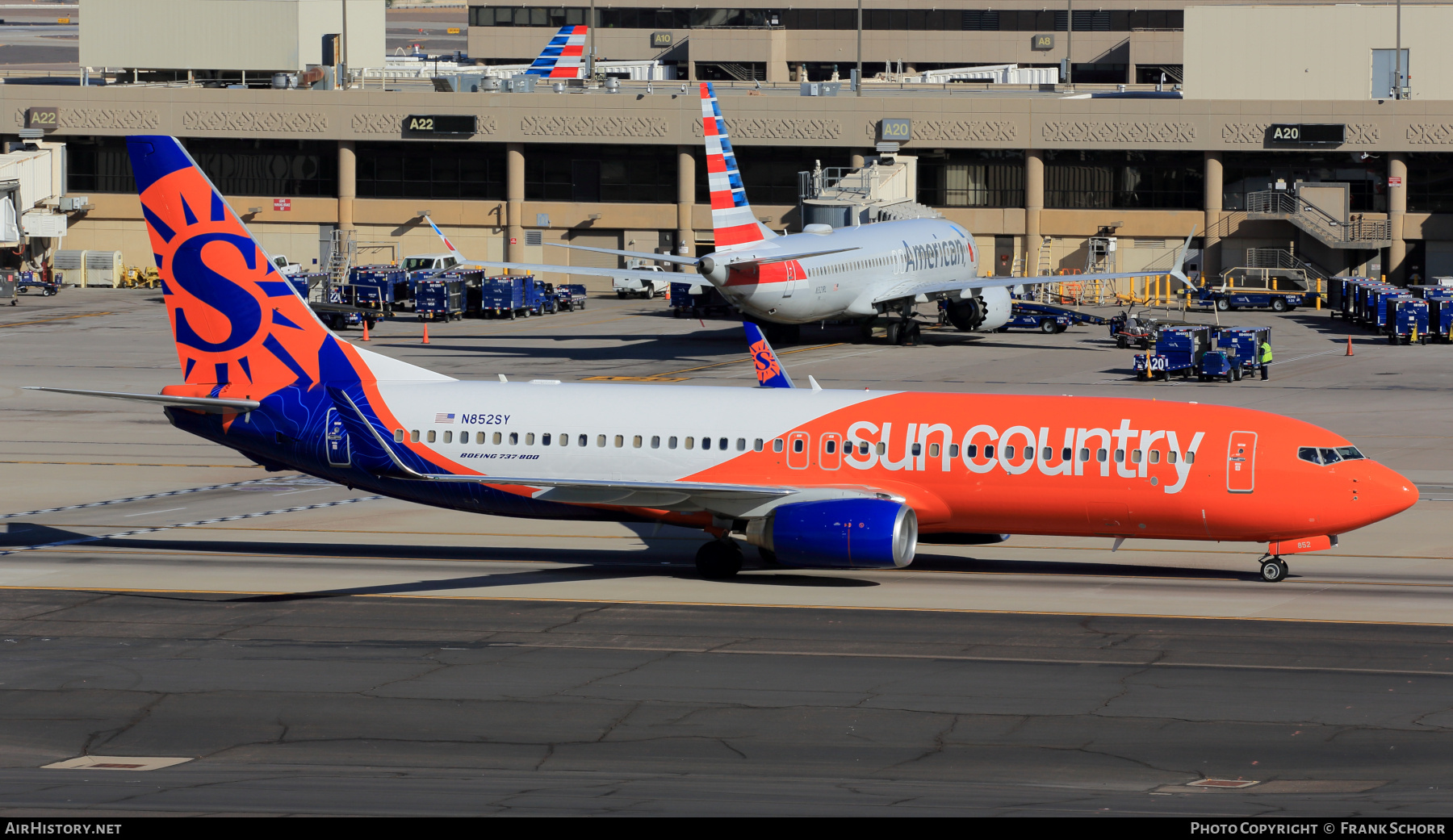 Aircraft Photo of N852SY | Boeing 737-89M | Sun Country Airlines | AirHistory.net #857235