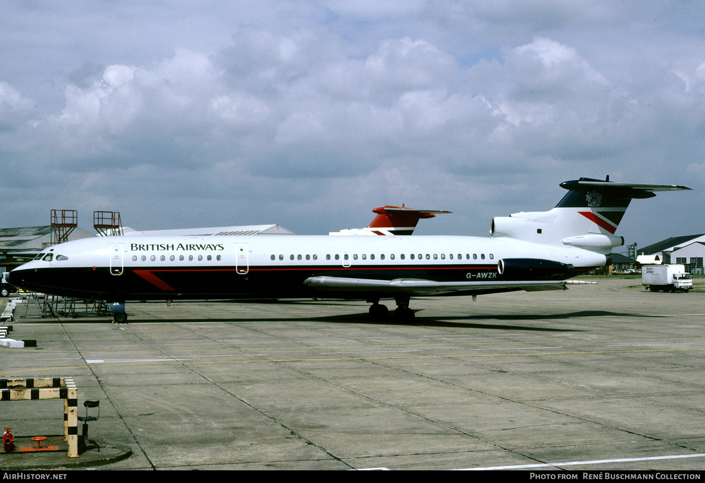 Aircraft Photo of G-AWZK | Hawker Siddeley HS-121 Trident 3B | British Airways | AirHistory.net #857283