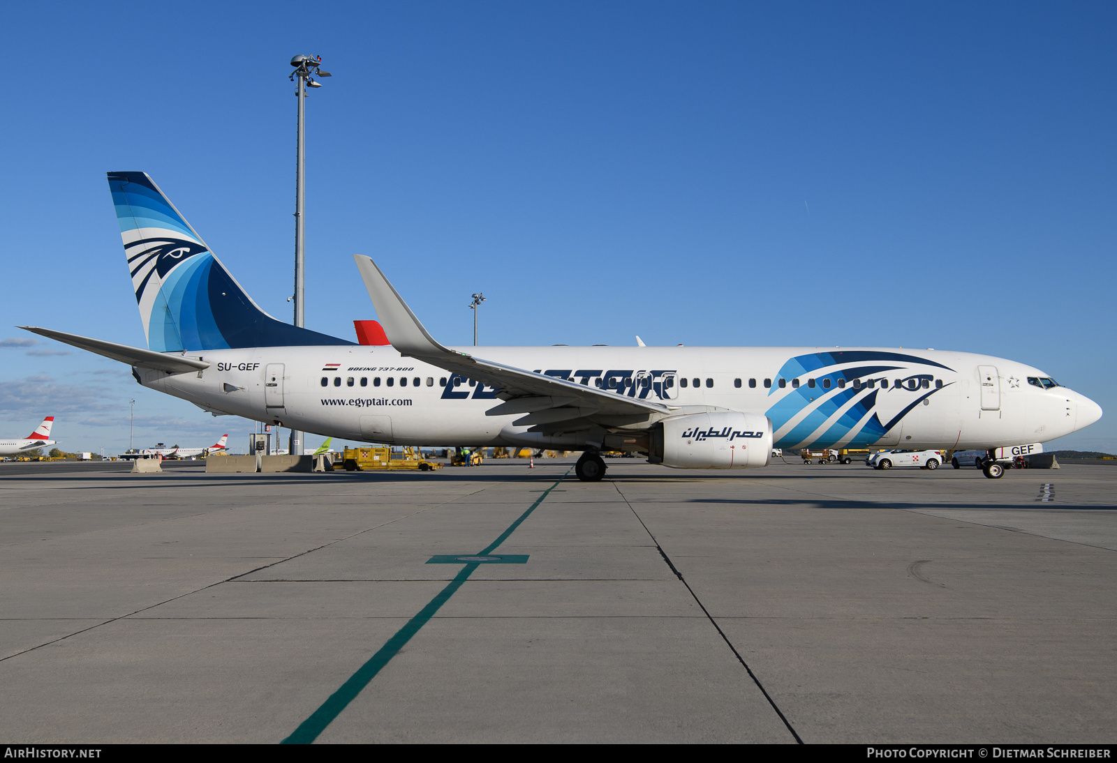 Aircraft Photo of SU-GEF | Boeing 737-800 | EgyptAir | AirHistory.net #857357