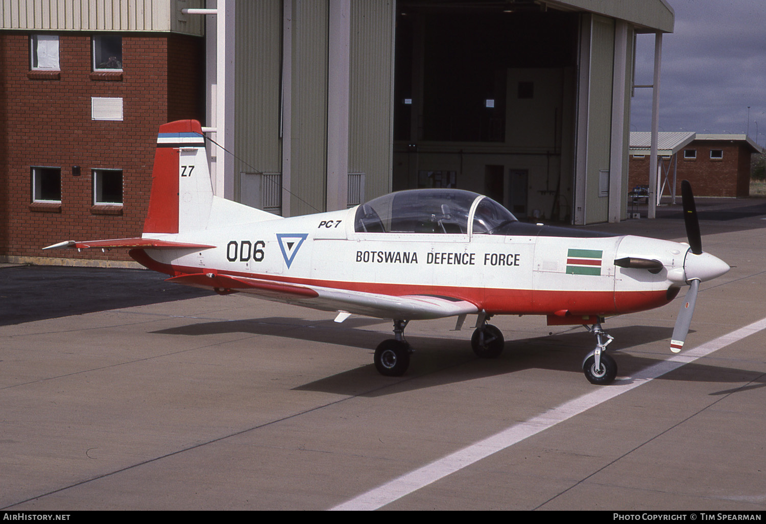 Aircraft Photo of OD6 | Pilatus PC-7 | Botswana - Air Force | AirHistory.net #857453