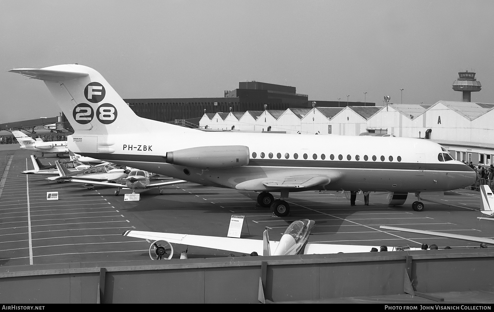 Aircraft Photo of PH-ZBK | Fokker F28-1000 Fellowship | Fokker | AirHistory.net #857505