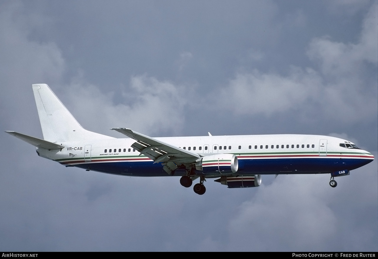 Aircraft Photo of VR-CAB | Boeing 737-4Y0 | AirHistory.net #857587
