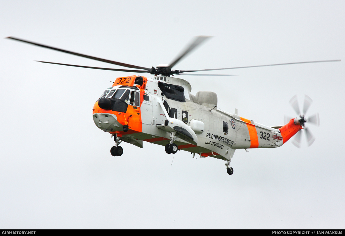 Aircraft Photo of 322 | Westland WS-61 Sea King Mk43B | Norway - Air Force | AirHistory.net #857621