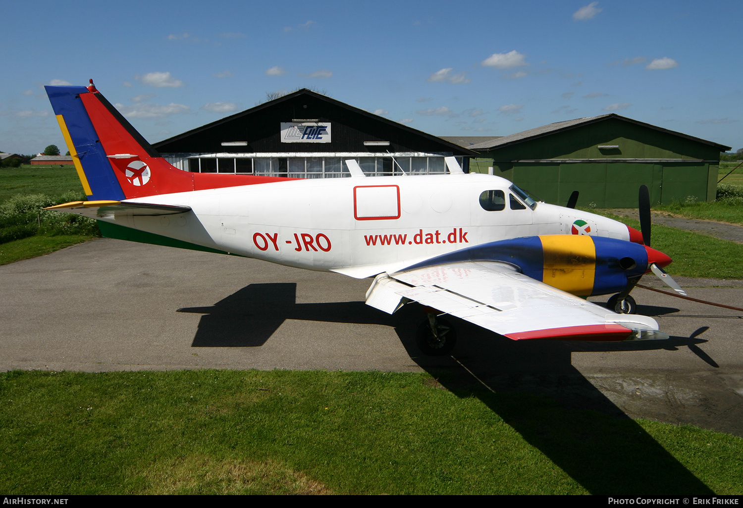 Aircraft Photo of OY-JRO | Beech B90 King Air | Danish Air Transport - DAT | AirHistory.net #857649