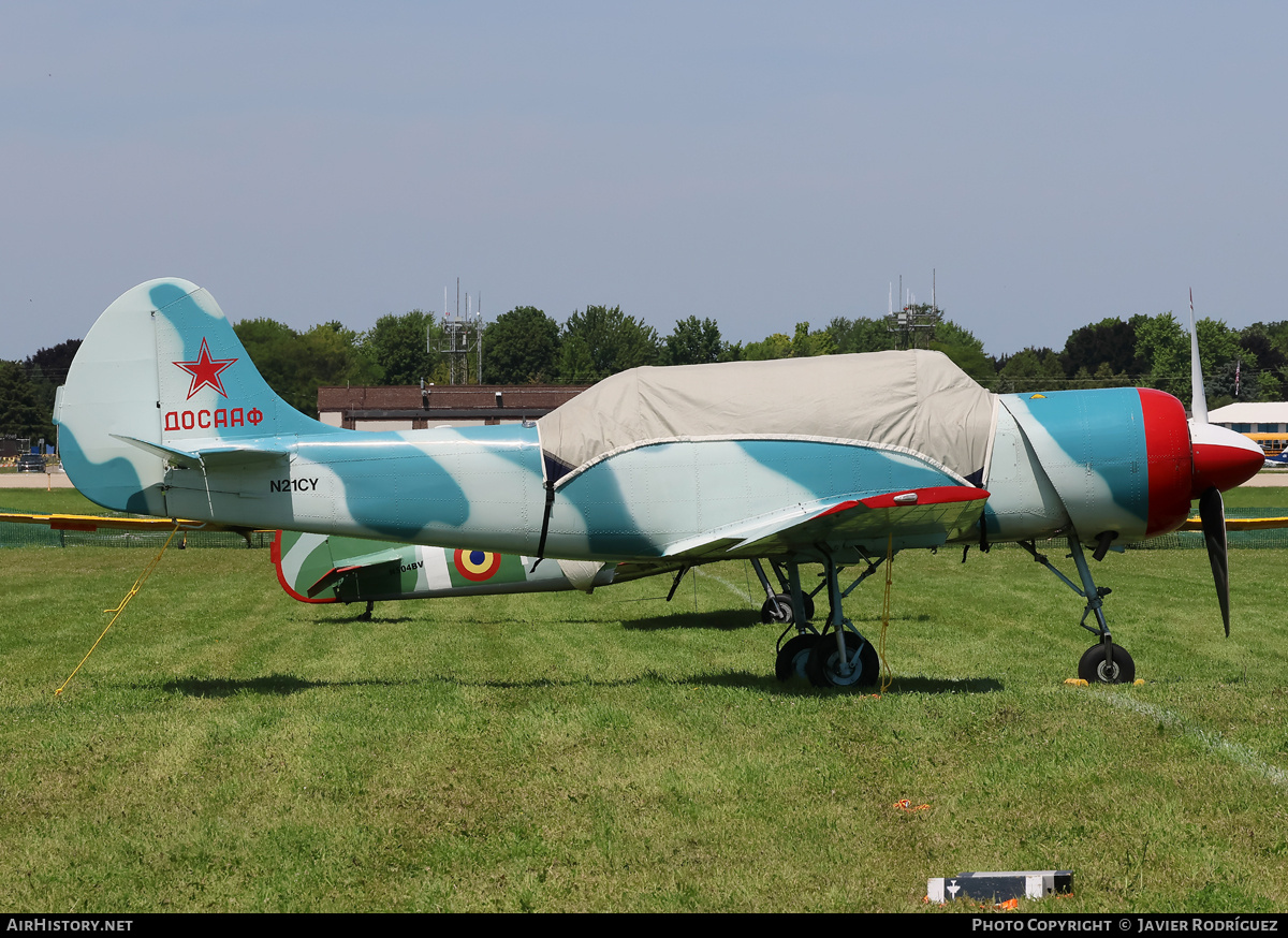 Aircraft Photo of N21CY | Yakovlev Yak-52 | Russia - Air Force | AirHistory.net #857676