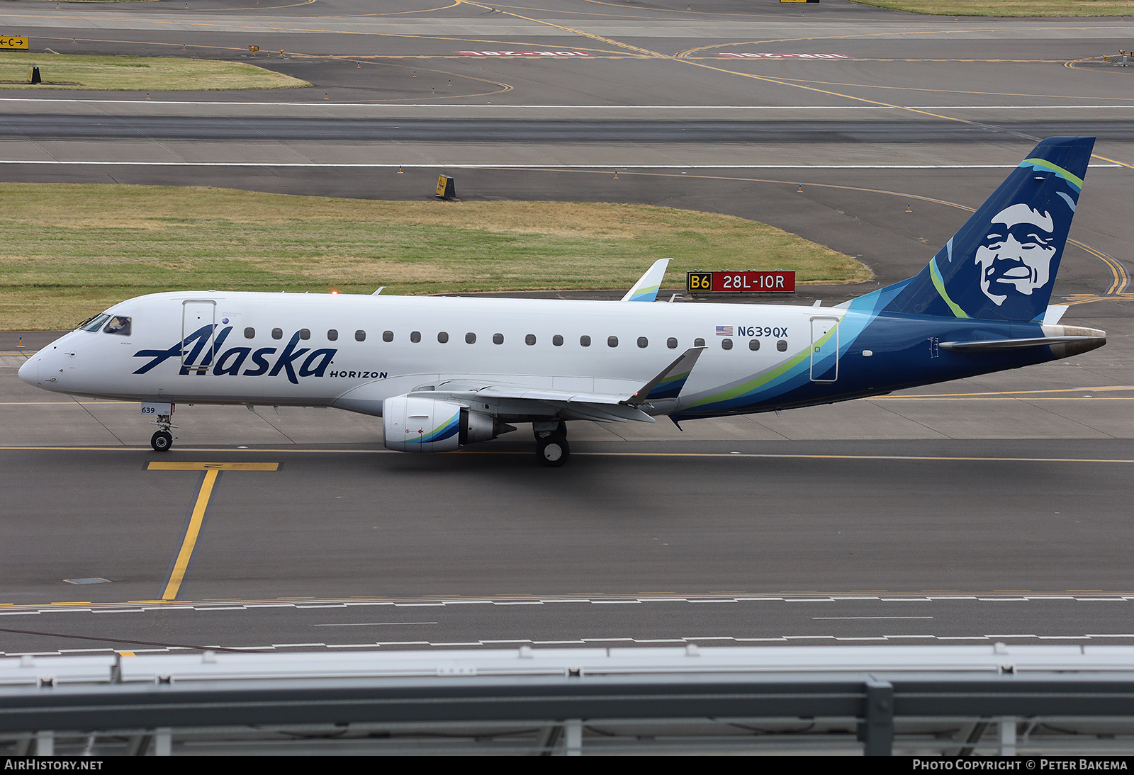 Aircraft Photo of N639QX | Embraer 175LR (ERJ-170-200LR) | Alaska Airlines | AirHistory.net #857701