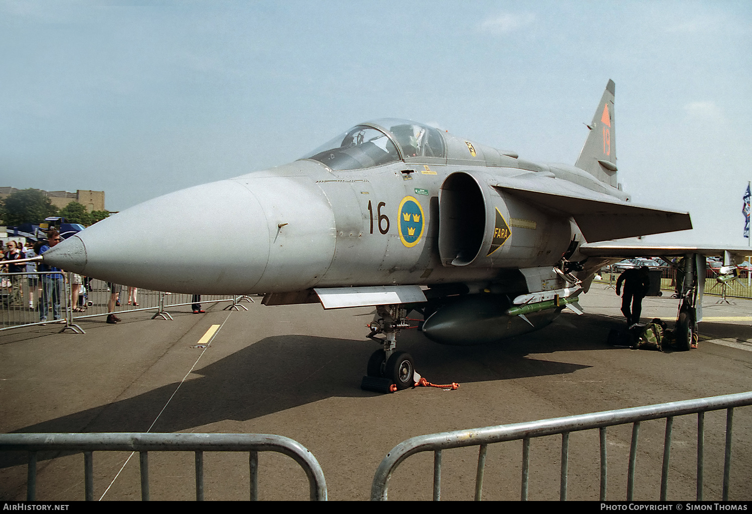 Aircraft Photo of 37419 | Saab JA37D Viggen | Sweden - Air Force | AirHistory.net #857737