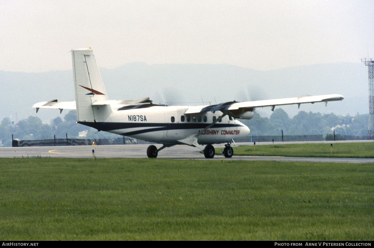 Aircraft Photo of N187SA | De Havilland Canada DHC-6-200 Twin Otter | Allegheny Commuter | AirHistory.net #857776