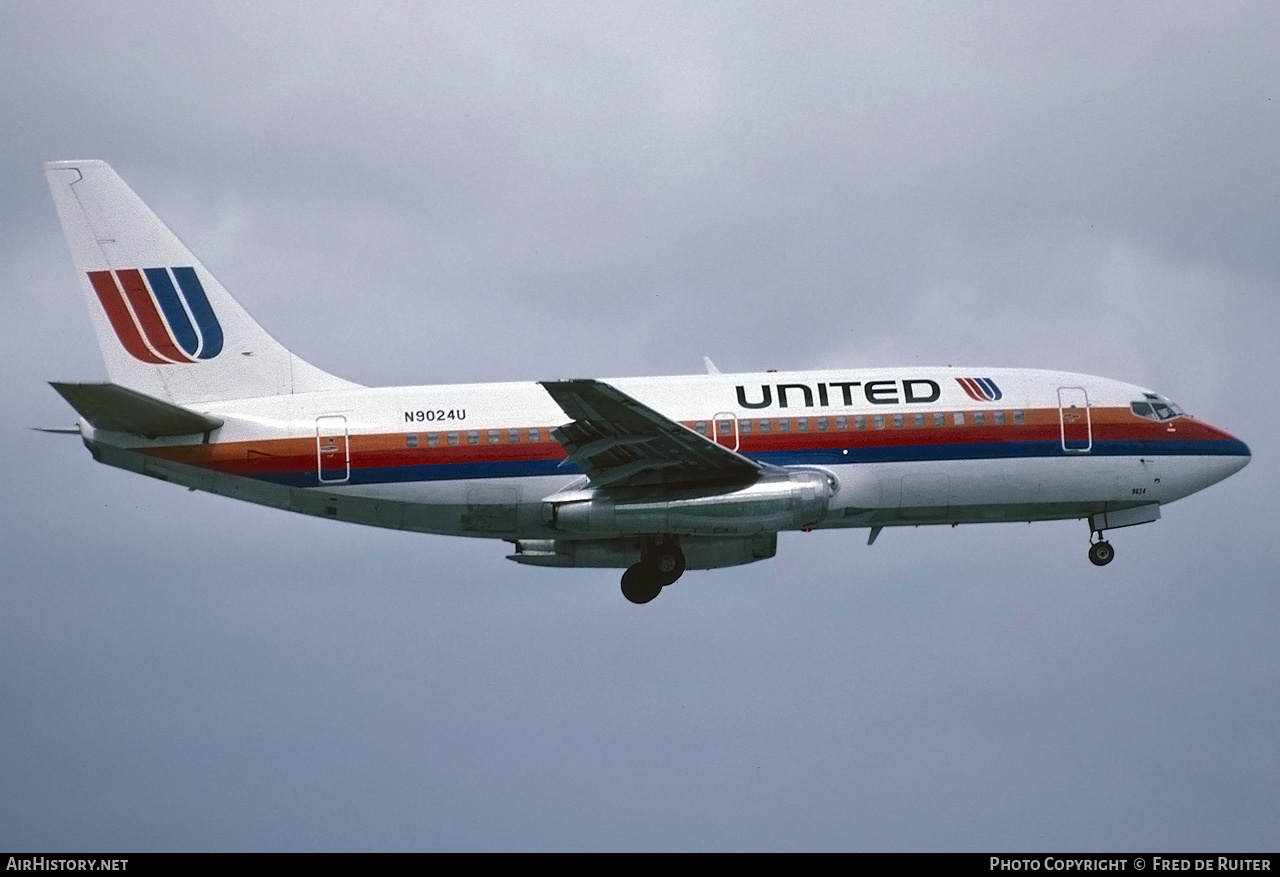 Aircraft Photo of N9024U | Boeing 737-222 | United Airlines | AirHistory.net #857869