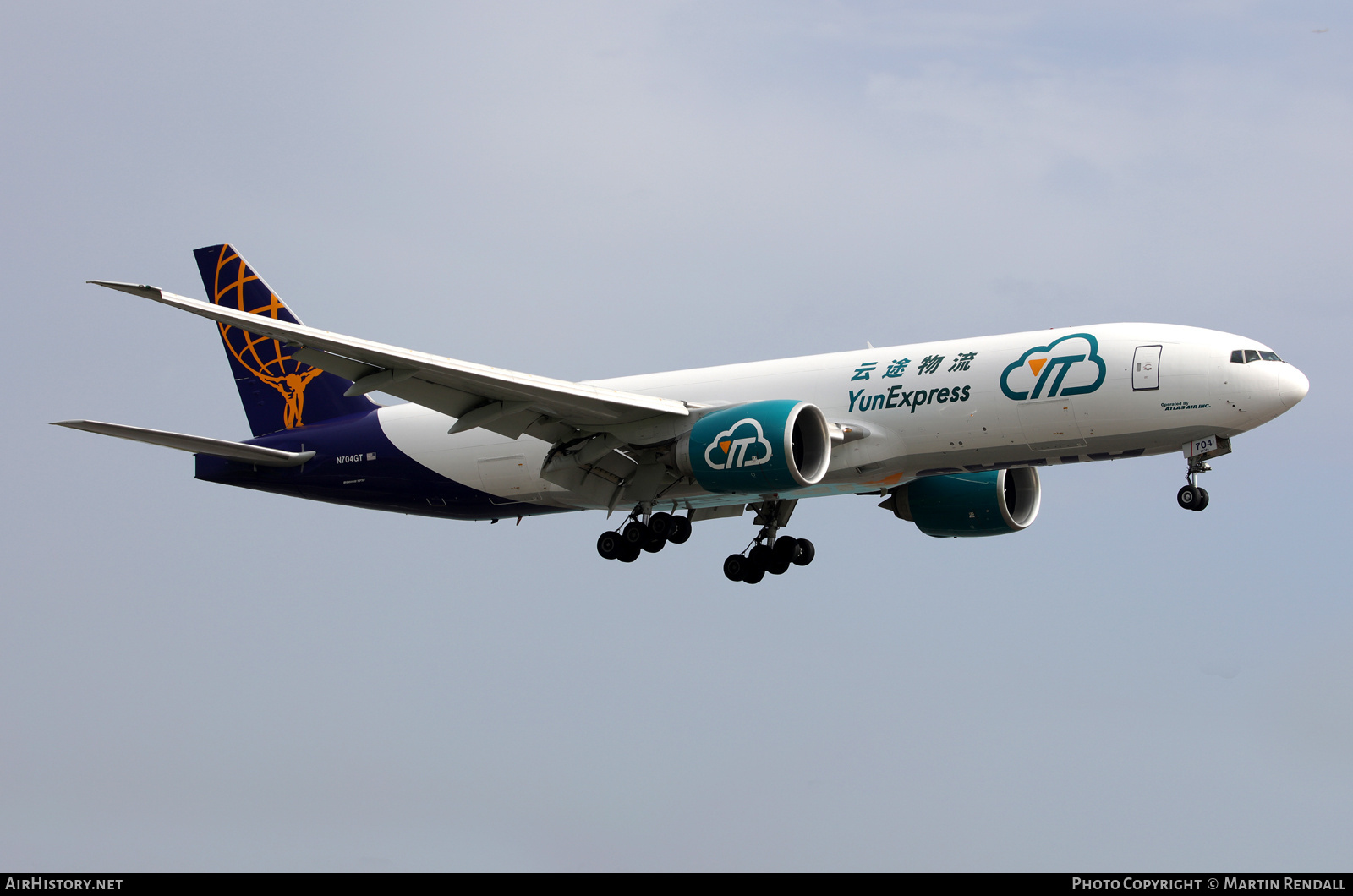 Aircraft Photo of N704GT | Boeing 777-F1H | Yun Express | AirHistory.net #857916