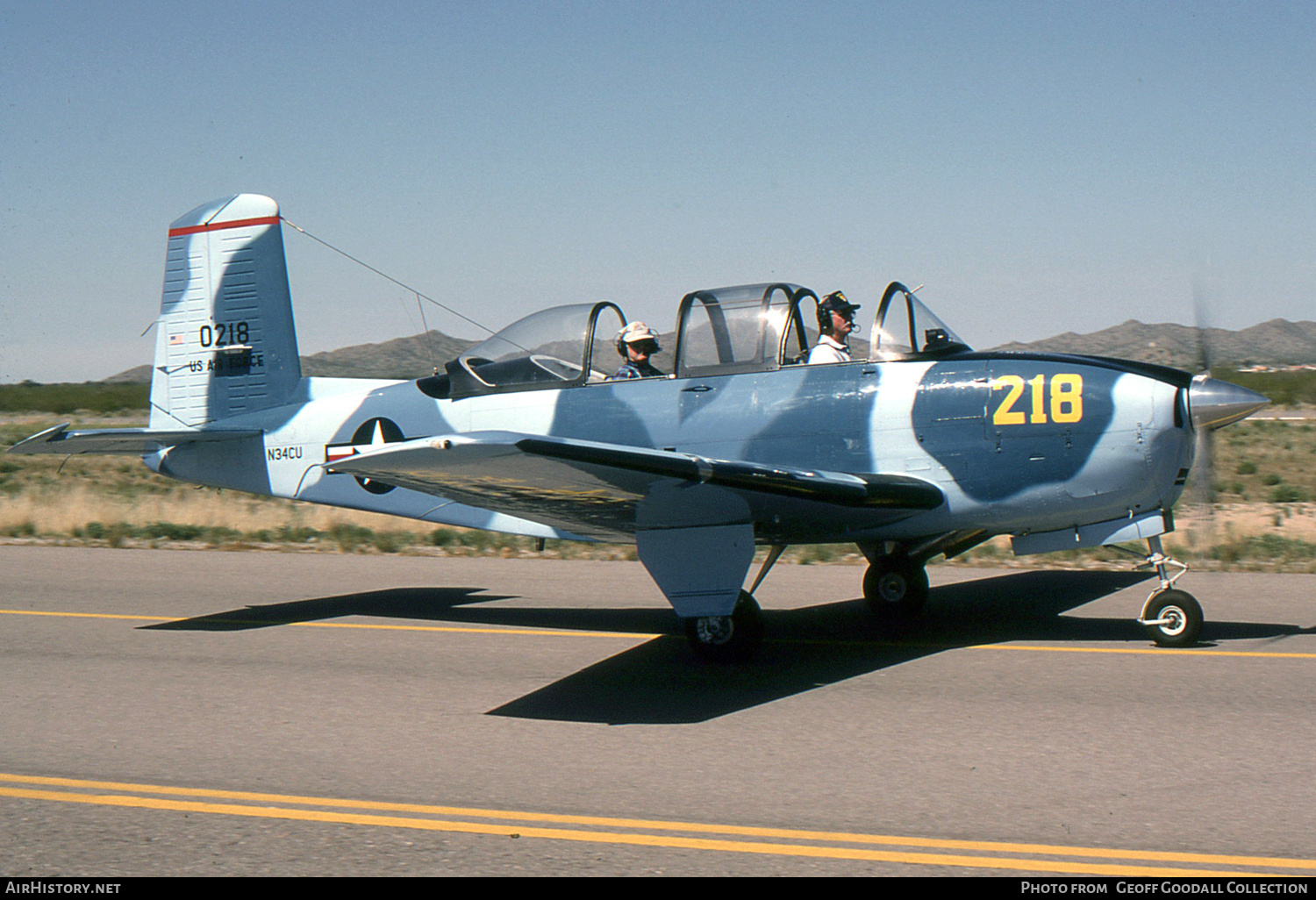 Aircraft Photo of N34CU | Beech T-34A Mentor | USA - Air Force | AirHistory.net #858046