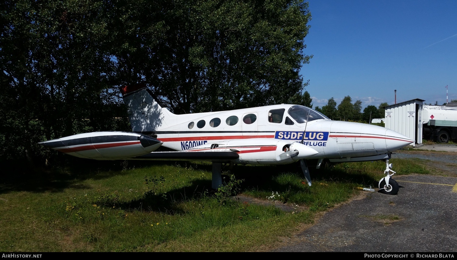 Aircraft Photo of N600WE | Cessna 414 | Südflug | AirHistory.net #858071