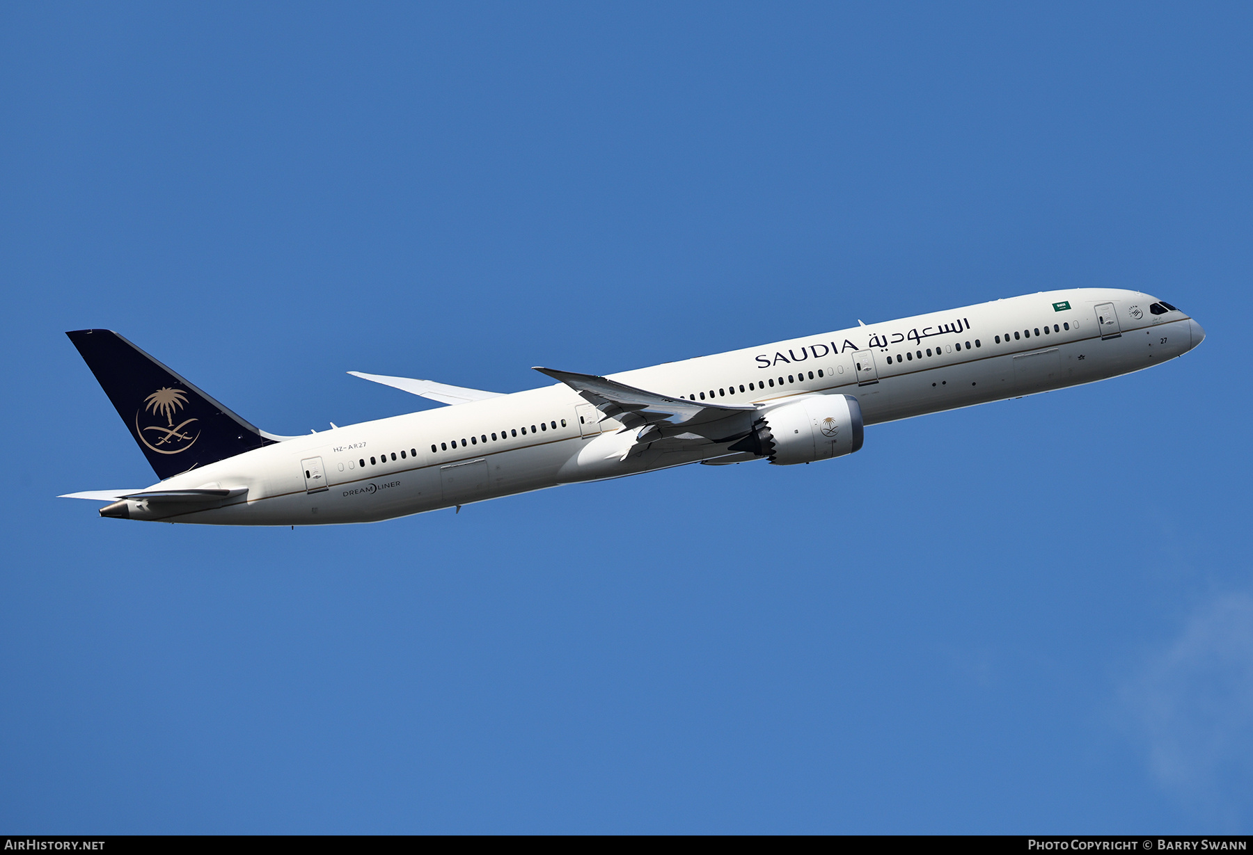 Aircraft Photo of HZ-AR27 | Boeing 787-10 Dreamliner | Saudia - Saudi Arabian Airlines | AirHistory.net #858322