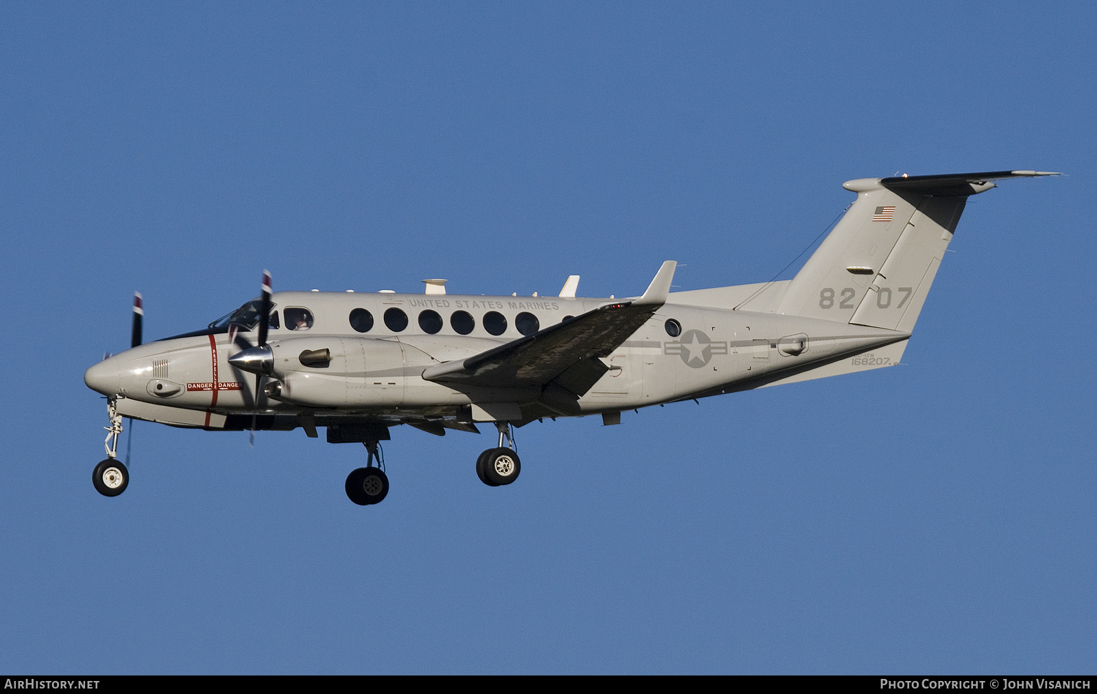 Aircraft Photo of 168207 | Hawker Beechcraft UC-12W Huron (B300C) | USA - Marines | AirHistory.net #858325