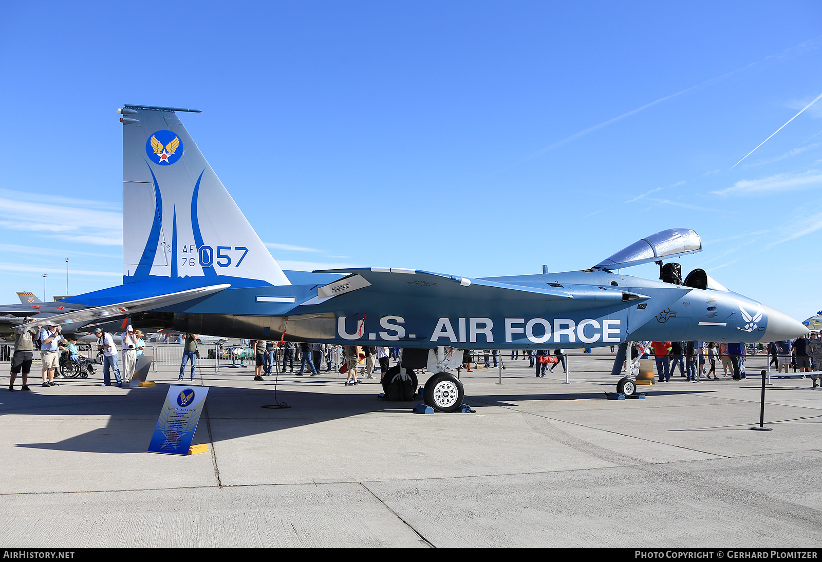 Aircraft Photo of 76-0057 / AF-76057 | McDonnell Douglas F-15A Eagle | USA - Air Force | AirHistory.net #858330