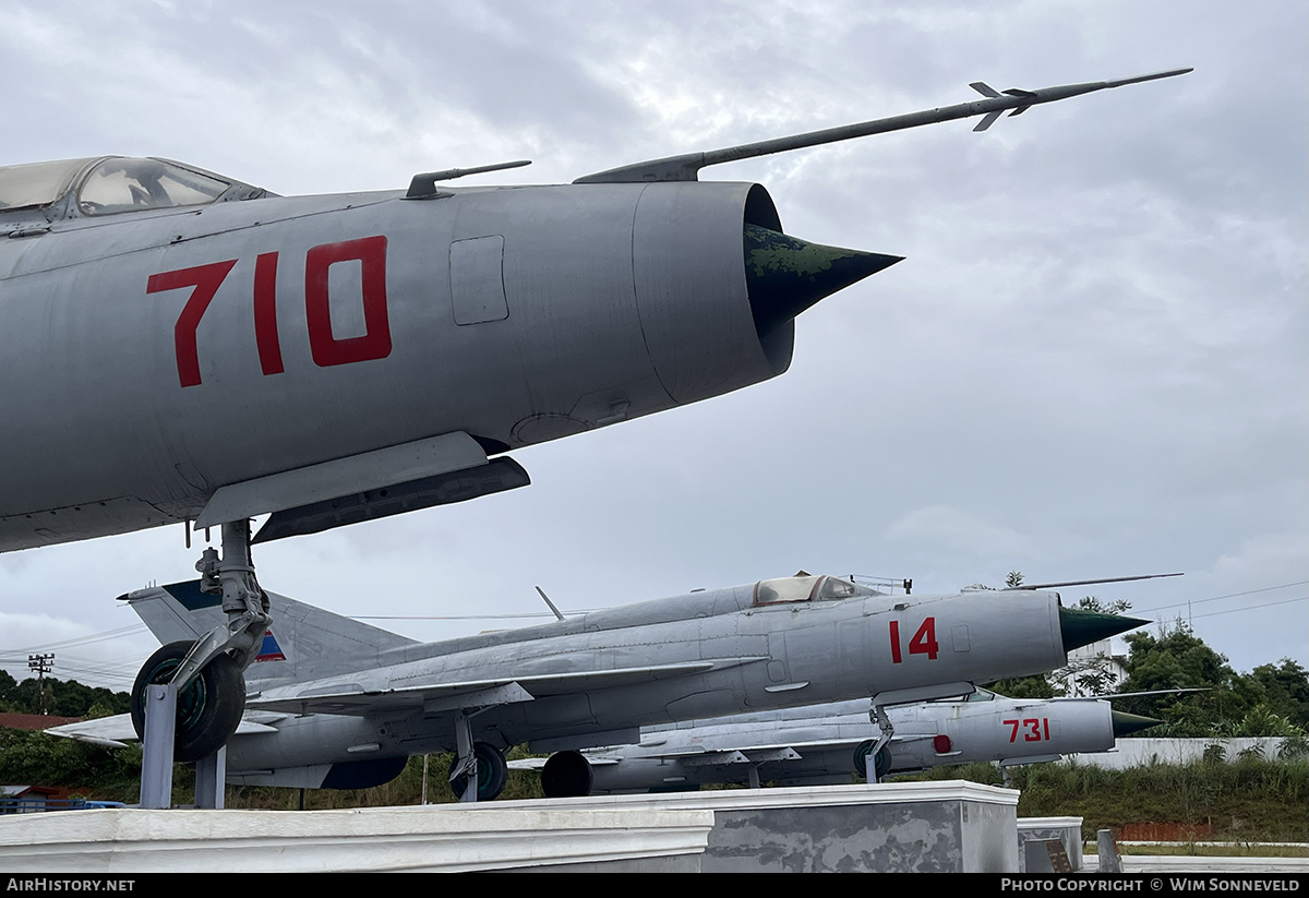 Aircraft Photo of 710 | Mikoyan-Gurevich MiG-21US | Laos - Air Force | AirHistory.net #858357