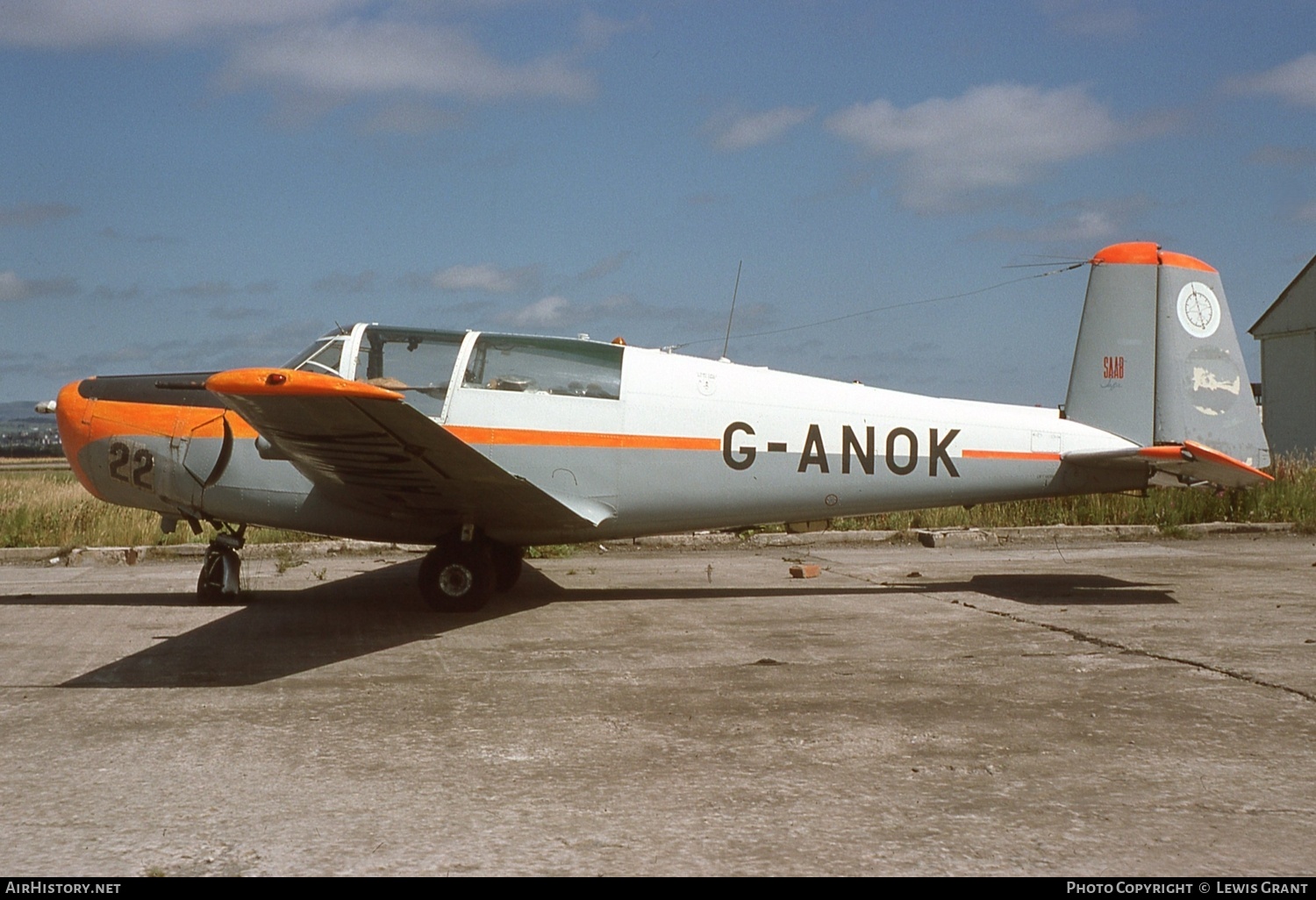 Aircraft Photo of G-ANOK | Saab 91C Safir | AirHistory.net #858487