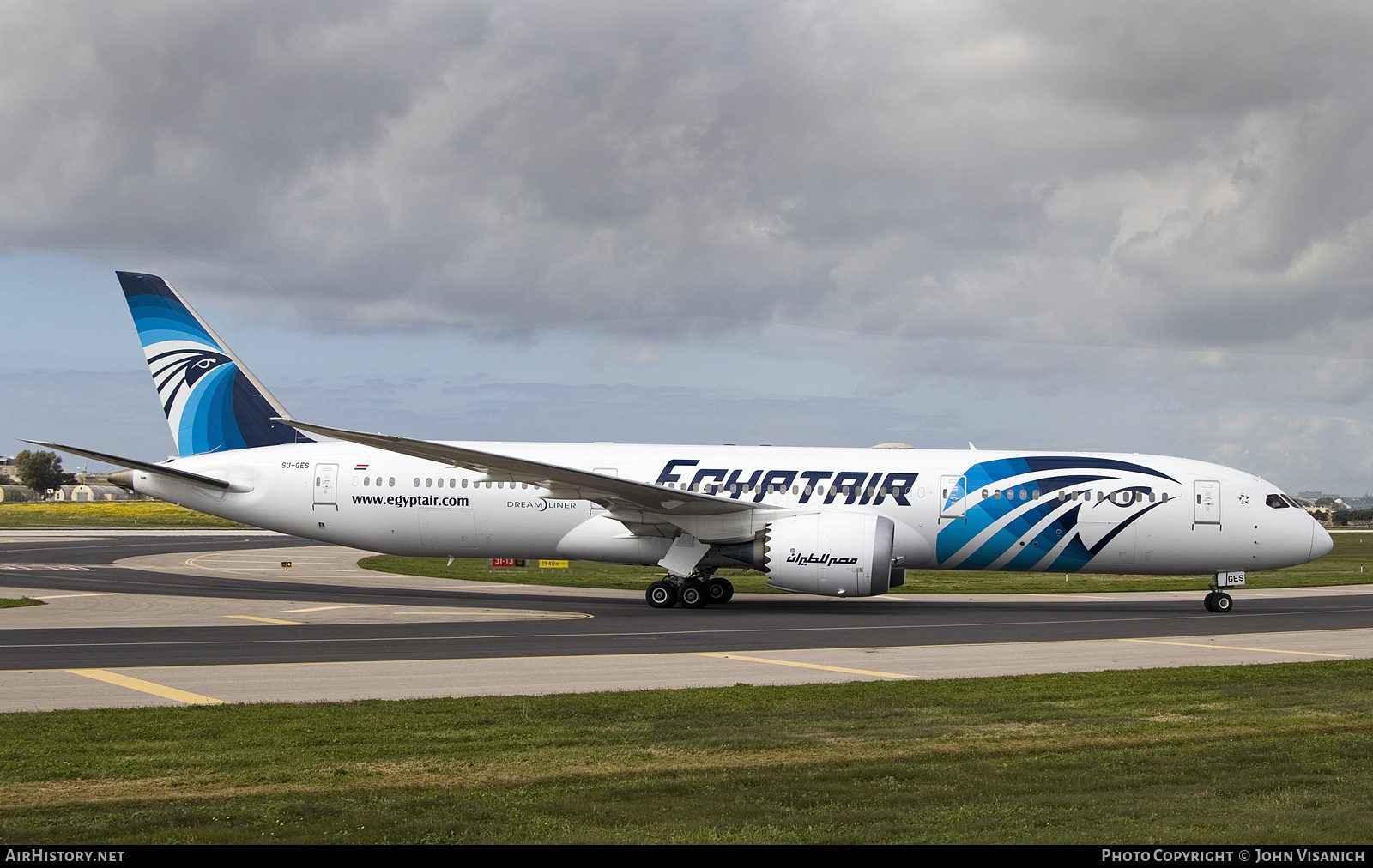 Aircraft Photo of SU-GES | Boeing 787-9 Dreamliner | EgyptAir | AirHistory.net #858942