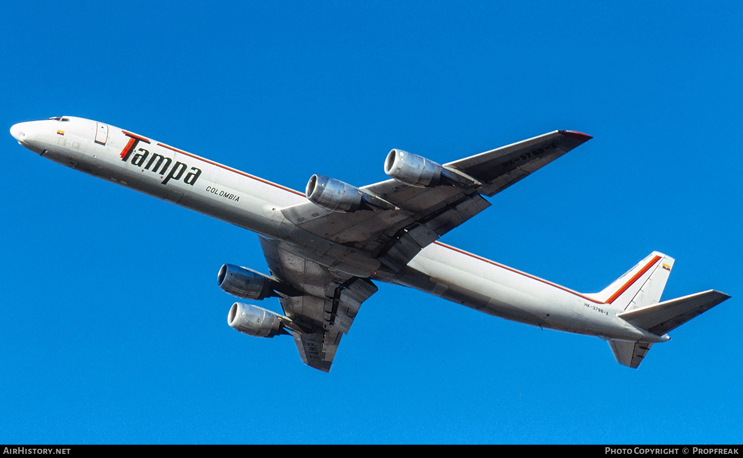 Aircraft Photo of HK-3786X | McDonnell Douglas DC-8-71(F) | TAMPA - Transportes Aéreos Mercantiles Panamericanos | AirHistory.net #858943