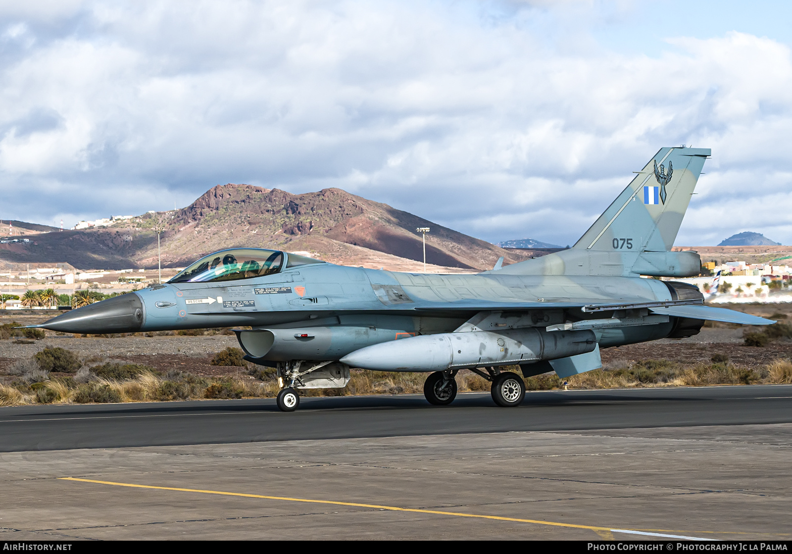 Aircraft Photo of 075 | Lockheed Martin F-16CJ Fighting Falcon | Greece - Air Force | AirHistory.net #858945