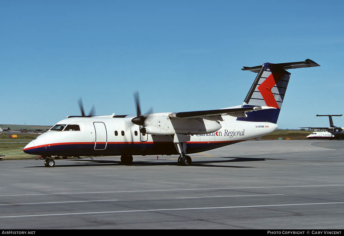 Aircraft Photo of C-GTBP | De Havilland Canada DHC-8-102 Dash 8 | Canadian Regional Airlines | AirHistory.net #859143