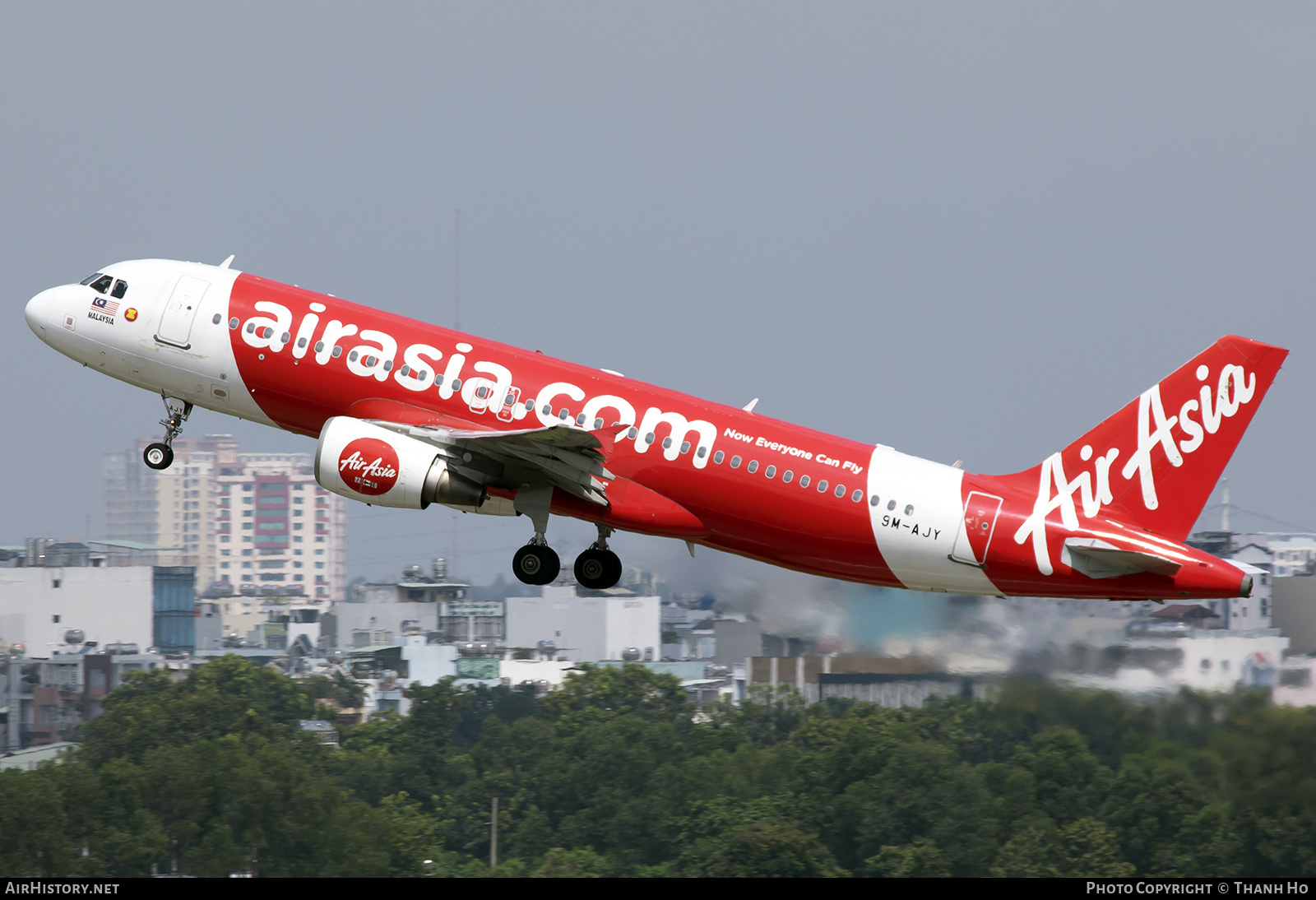 Aircraft Photo of 9M-AJY | Airbus A320-216 | AirAsia | AirHistory.net #859190