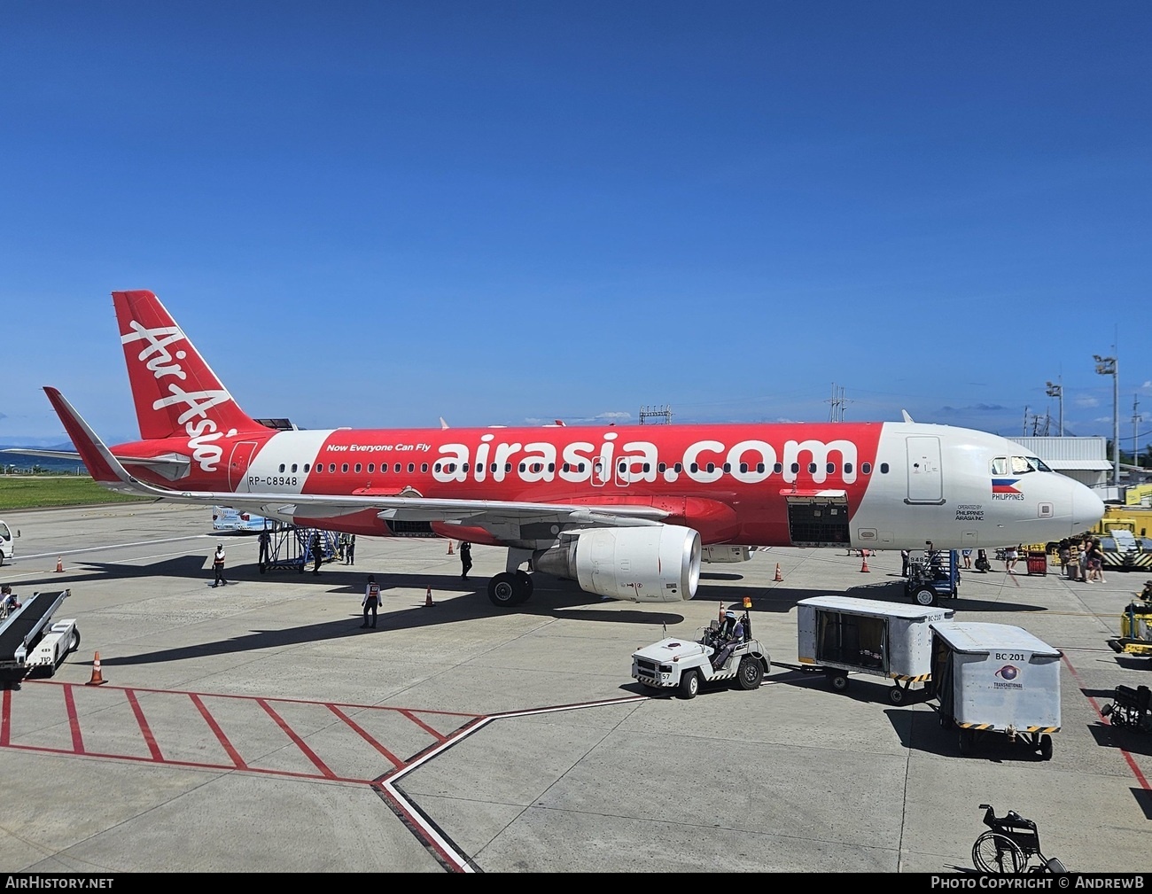 Aircraft Photo of RP-C8948 | Airbus A320-216 | AirAsia | AirHistory.net #859363
