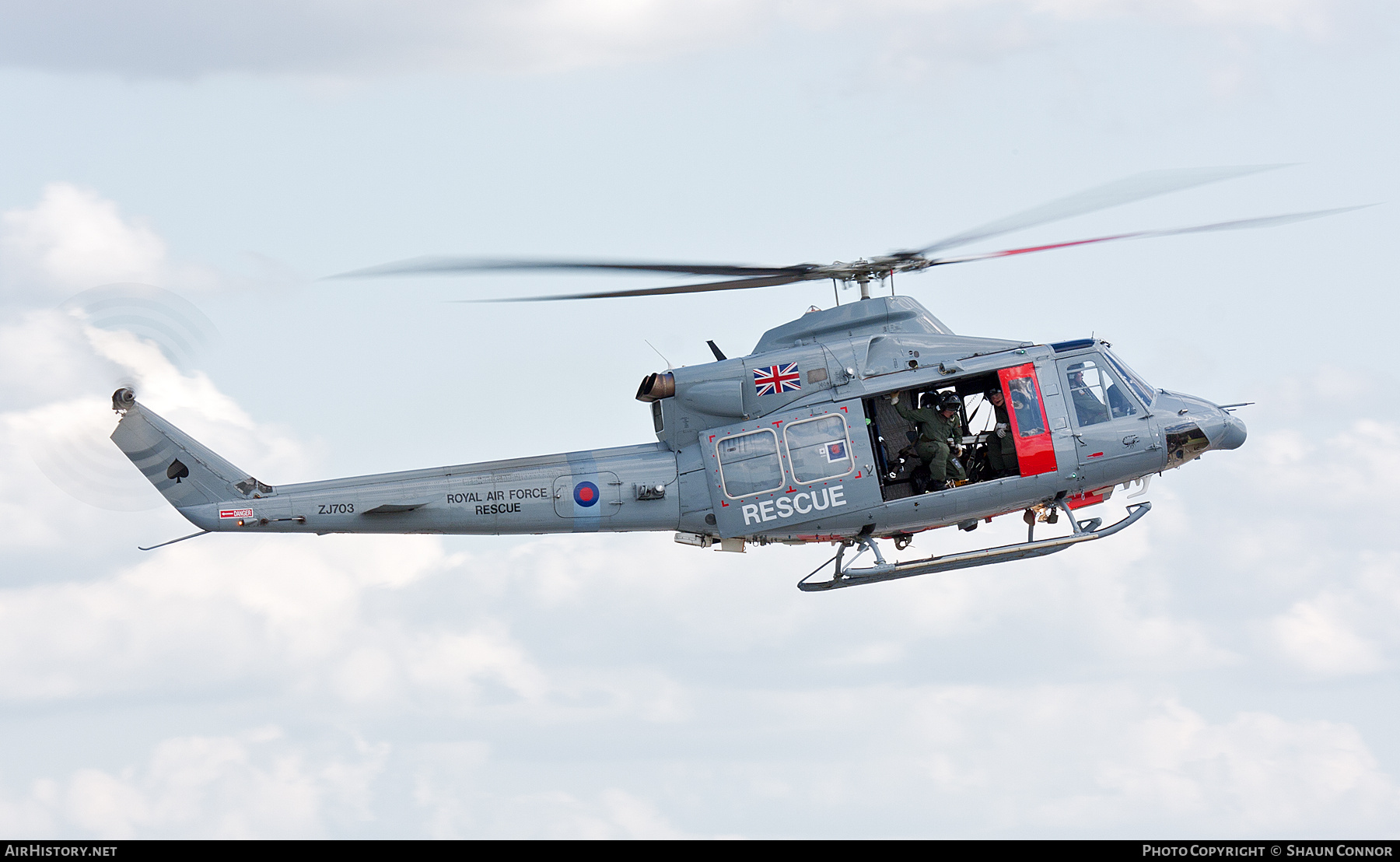 Aircraft Photo of ZJ703 | Bell 412EP Griffin HAR2 | UK - Air Force | AirHistory.net #859629