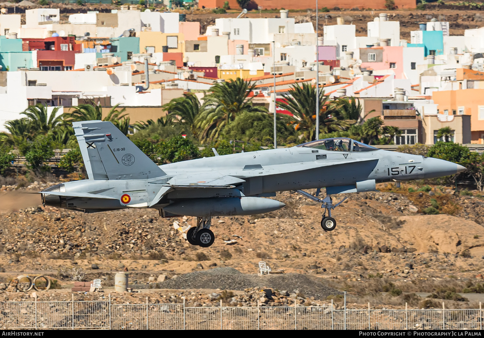 Aircraft Photo of C15-30 | McDonnell Douglas EF-18A Hornet | Spain - Air Force | AirHistory.net #859635