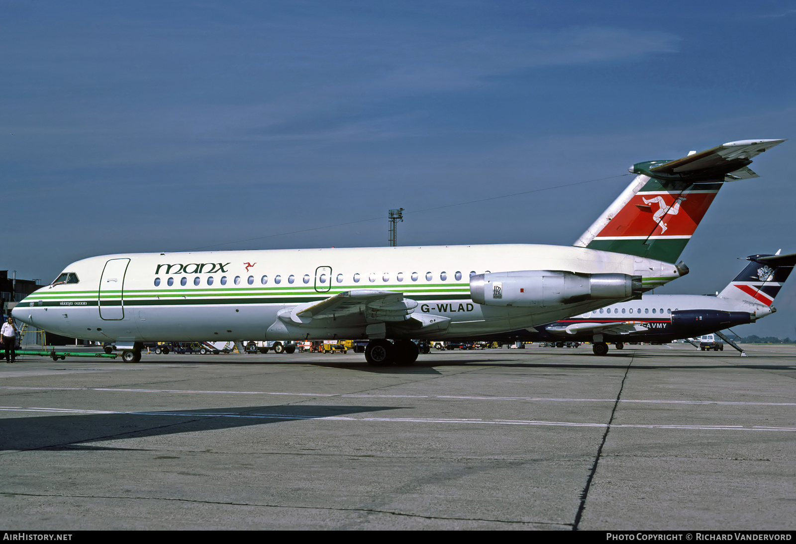Aircraft Photo of G-WLAD | BAC 111-304AX One-Eleven | Manx Airlines | AirHistory.net #859650