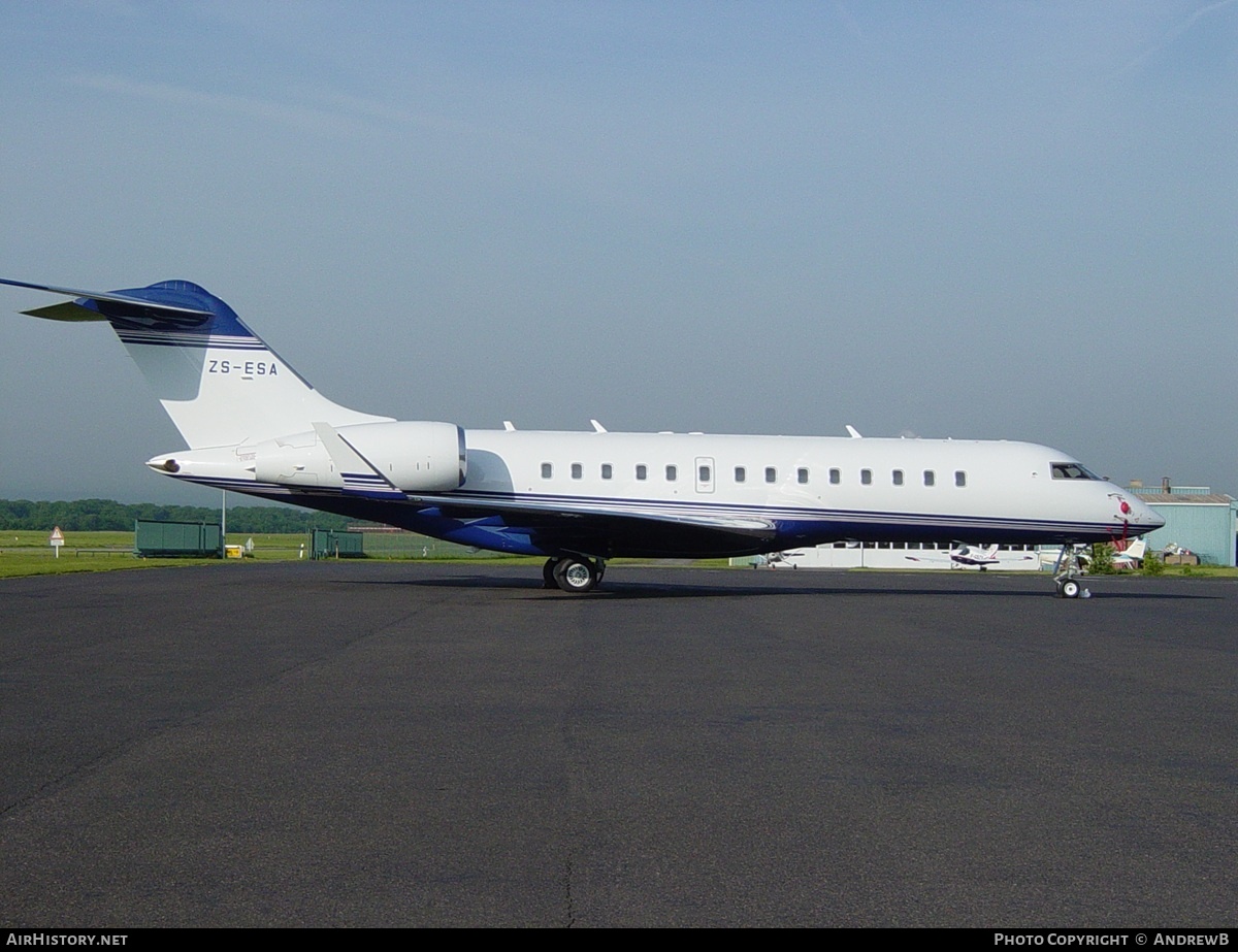 Aircraft Photo of ZS-ESA | Bombardier Global Express (BD-700-1A10) | AirHistory.net #859709